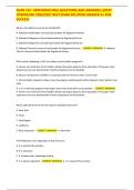 NURS 143 Midterm Final Exam 2026-2027 Study Guide Practice Questions Answers Nursing Exam Preparation