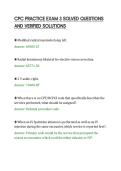 CPC PRACTICE EXAM 3 SOLVED QUESTIONS&NewLine;AND VERIFIED SOLUTIONS&NewLine;