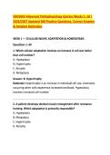 NSG5003 Advanced Pathophysiology Quizzes Weeks 1&ndash;10 &vert; &NewLine;2026&sol;2027 Updated 300 Practice Questions&comma; Correct Answers &NewLine;& Detailed Rationales 