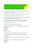 TCEQ Class D Water Operator License Exam Questions and Answers 2027 &vert; Complete Verified Solutions &vert; Comprehensive Water Operator Exam Prep &vert; A&plus; Rated