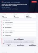 Florida NHA Practice Test Laws Rules Nursing Home Administrator 2026&sol;2027 &ndash; Questions and Answers &vert; 100&percnt; Verified &vert; Detailed Rationales &ndash; Pass Guaranteed &ndash; A&plus; Graded