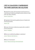 CPDT KA EXAM REVIEW COMPREHENSIVE&NewLine;TEST PAPER QUESTIONS AND SOLUTIONS&NewLine;