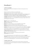 Biologie voor jou samenvatting - vwo 4 - hoofdstuk 1