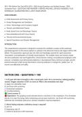 ATLS 10th Edition Post Test MCQ &lpar;2025 &sol; 2026&rpar; Actual Questions and Verified Answers&comma; 100&percnt;&NewLine;Guarantee Pass&rsqb; &ndash; QUESTIONS AND ANSWERS &vert; VERIFIED AND WELL DETAILED ANSWERS &vert; PLUS&NewLine;RATIONALES &vert; GUARANTEED PASS &vert; LATEST EXAM UPDATE&NewLine;