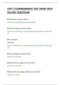 CPFT COMPREHENSIVE TEST PAPER WITH&NewLine;SOLVED QUESTIONS&NewLine;