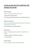 CPHON EXAMS PRACTICE QUESTIONS AND&NewLine;DETAILED SOLUTIONS&NewLine;