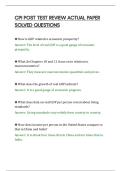 CPI POST TEST REVIEW ACTUAL PAPER&NewLine;SOLVED QUESTIONS