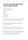 CPI POST TEST REVIEW QUESTION SET&NewLine;WITH ACCURATE ANSWERS&NewLine;