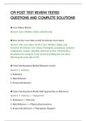 CPI POST TEST REVIEW TESTED&NewLine;QUESTIONS AND COMPLETE SOLUTIONS&NewLine;