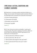 CPJE EXAM 4 ACTUAL QUESTIONS AND&NewLine;CORRECT ANSWERS&NewLine;