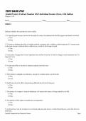 Test Bank For South-Western Federal Taxation 2022 Individual Income Taxes 45th Edition by James C&period; Young&comma; Annette Nellen