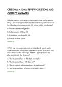 CPJE EXAM 4 EXAM REVIEW QUESTIONS AND&NewLine;CORRECT ANSWERS