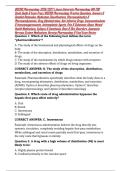 BIO290 Pharmacology 2026&sol;2027 &vert; Joyce University Pharmacology BIO 290 Study Guide & Exam Prep &vert; BIO290 Pharmacology Practice Questions&comma; Answers & Detailed Rationales&comma; Medication Classifications&comma; Pharmacokinetics & Pharmacodynamics&comma; Drug Administration&comma; An