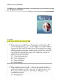 Test Bank for Fundamentals of Nursing 8th Edition by Carol Taylor & Carol Lillis &ndash; Complete Exam Questions & Answers PDF