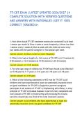 TF-CBT EXAM &vert;LATEST UPDATED 2026&sol;2027 &vert;A COMPLETE SOLUTION WITH VERIFIED QUESTIONS AND ANSWERS WITH RATIONALES &vert;GET IT 100&percnt; CORRECT &vert;GRADED A&plus; 