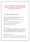 FDNY Z51 WRITTEN EXAM 2026 NEWEST &NewLine;EXAM&ndash; 350 PRACTICE QUESTIONS WITH &NewLine;DETAILED RATIONALES