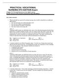 Practical&sol;Vocational Nursing 8th Edition Exam Test Bank &ndash; Knecht Success in Practical&sol;Vocational Nursing Q&A&NewLine;&NewLine;