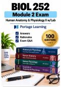 BIOL 252 Module 2 &ndash; Human Anatomy & Physiology II w&sol;Lab &lpar;2026&sol;2027&rpar; Actual Q&A &vert; Portage A&plus; Guarantee