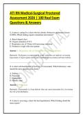 ATI RN Medical-Surgical Proctored Assessment 2026 &vert; 100 Real Exam Questions & Answers