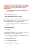NURSING HEALTH ASSESSMENT FINAL EXAM 2026&sol;2027 &ndash;&NewLine;EXAM QUESTIONS AND CORRECT ANSWERS &lpar;VERIFIED &NewLine;ANSWERS&rpar; PLUS RATIONALE &vert; 2027 Q&A &vert; INSTANT &NewLine;DOWNLOAD PDF