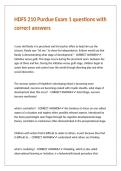 HDFS 210 Purdue Exam 1 questions with correct answers&period;