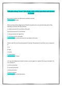 Pathophysiology Exam 1 Quiz-Bank &ndash; Verified Questions with Correct Detailed Solutions &lpar;2026&sol;2027&comma; A&plus; Grade&rpar; Quiz Bundles 