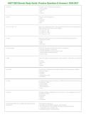 ASET EEG Boards Exam 2026&ndash;2027 &vert; Neurodiagnostic Technology Study Guide&comma; Practice Questions & Answers