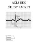 ACLS EKG Study Packet - Practical Examples and Practice Guide