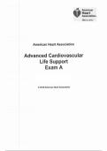 ACLS Exam A Practice Questions - &lpar;Version A&rpar;