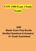 CON 3900 Exam 2 Study Guide 2026 &vert; Contracting Certification & Federal Acquisition Exam Review