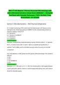 BIO 171 M3 Module 3 Review Essential Microbiology with Lab & Microbial Genetics Actual Exam 2026&sol;2027 &ndash; Complete Test Bank with Detailed Rationales &vert; 100&percnt; Verified &vert; Pass Guaranteed &ndash; A&plus; Graded
