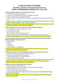 Galen NSG 4800 &lpar;NSG4800&rpar; Transition to Professional Nursing Practice &vert; COMP 2 Comprehensive Review Exam &vert; 100&percnt; Updated &vert; Fall 2026&ndash;2027&period;