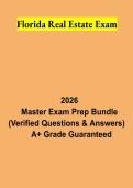 Florida Real Estate Exam Study Guide 2026 &vert; Sales Associate License Exam Review & Prep