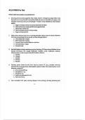 Pretest Questions for ACLS Course