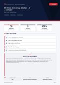 NIH Stroke Scale Group D Patient 1-6 Certification 2026&sol;2027 &ndash; Questions and Answers &vert; 100&percnt; Verified &vert; Detailed Rationales &ndash; Pass Guaranteed &ndash; A&plus; Graded 