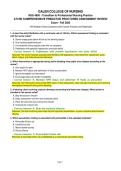 Galen Transition to Professional Nursing Practice &vert; ATI RN Comprehensive Predictor Proctored Assessment &lpar;V2&rpar; &vert; 150 Questions & Answers &vert; Fall 2026&sol;2027&period;