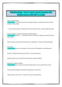 Pathophysiology &ndash; Test 1 Verified Questions with Correct Detailed Solutions &lpar;2026&sol;2027&comma; A&plus; Grade&rpar; Quiz Bundles 