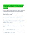 California ARF Administrator COMPLETE EXAM LATEST VERSION 2026-2027 QUESTIONS AND ANSWERS &period;pdf&NewLine;&NewLine;
