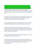 CCMA NHA PRACTICE COMPLETE EXAM LATEST VERSION 2026-2027 QUESTIONS AND ANSWERS&period;pdf&NewLine;&NewLine;