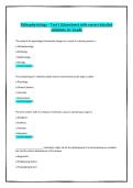UCF Pathophysiology Exam 1 &ndash; Verified Questions with Correct Detailed Solutions &lpar;2026&sol;2027&comma; A&plus; Grade&rpar; Quiz Bundles 