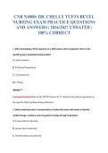 CNR N4000 EXAM BUNDLE QUESTIONS WITH VERIFIED ANSWERS