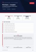 PCA Exam Patient Care Assistant Certification Test 2026&sol;2027 &ndash; Questions and Answers &vert; 100&percnt; Verified &vert; Detailed Rationales &ndash; Pass Guaranteed &ndash; A&plus; Graded
