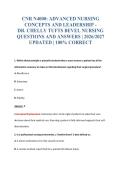 CNR N4000 EXAM BUNDLE QUESTIONS WITH VERIFIED ANSWERS