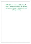 BIOL 252 Human Anatomy & Physiology II w&sol;Lab Exam Prep Bundle 2026&sol;2027 &vert; Modules 4&comma; 6 & 8 &vert; 250&plus; Practice Questions & Answers &vert; Detailed Rationales &vert; Portage Learning