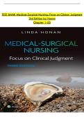 Medical-Surgical Nursing&colon; Focus on Clinical Judgment 3rd Edition &ndash; Test Bank &lpar;Chapters 1-55&rpar;&NewLine;&NewLine;