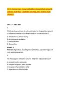 AP US History Exam Study Guide &lpar;Recent exam&rpar; Fully solved & &NewLine;updated 2026 Most COMPLETE &lpar;2026&rpar; &lpar;Latest Update 2026&rpar; &NewLine;UPDATE&excl;&excl; 