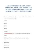 EEE 334 EXAM BUNDLE QUESTIONS WITH VERIFIED ANSWERS