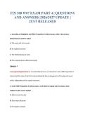 FIN 300 EXAM BUNDLE QUESTIONS WITH VERIFIED ANSWERS