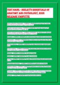 Test Bank Seeley's Essentials Anatomy Physiology 2026 VanPutte