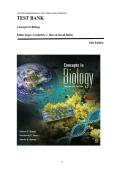 Concepts in Biology 14th Edition &mdash; Complete Test Bank & Study Guide with Verified Answers by Enger&comma; Ross & Bailey